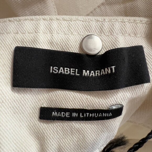 Isabel Marant Étoile Dilirok Pants in Light Beige Shade Size 36 (USA 4 )NWT - Picture 13 of 16